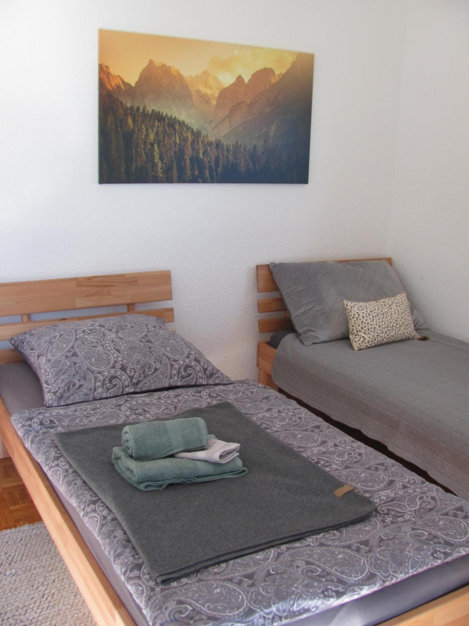 #1Gemuetliches Ruhiges Sonniges Balkonzimmer Mit Gemeinschaftsbad W-Lan Airport Nah Late Night Check In Haus Nr 9,5 Trunkelsberg Exteriér fotografie